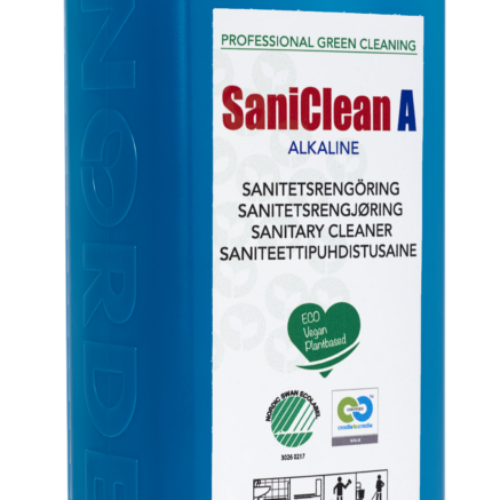 NORDEX GREEN SANITETSRENT SANICLEAN A 8X1L SVANEN C2C